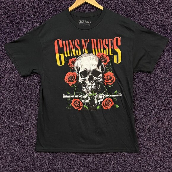Guns n Roses Appetite for Destruction Tour Band T-Shirt L - Picture 1 of 4
